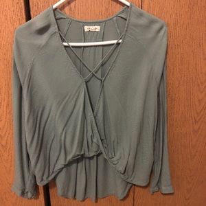 Urban Outfitters Sea Green Top.
